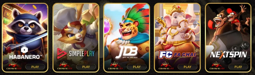 Online pokies and slots at Crown155